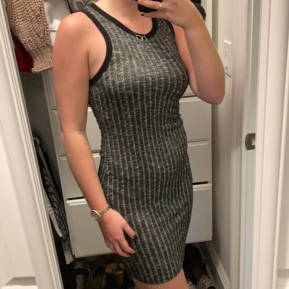 Grey Knit Dress